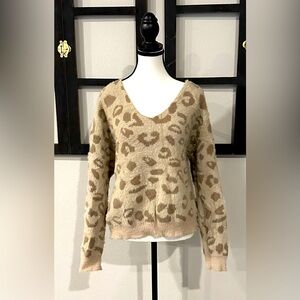 Animal Print Sweater
